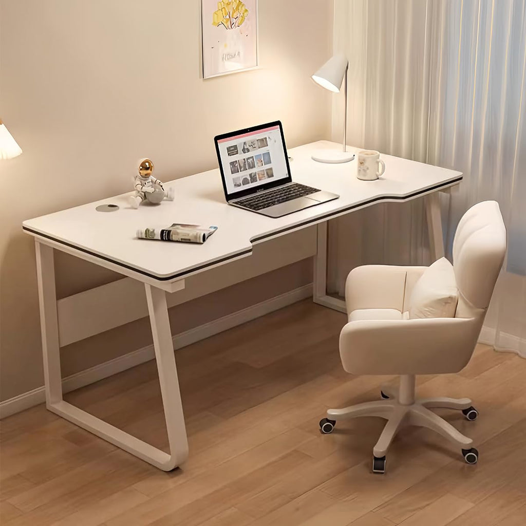 WXJHL Gaming Desk Computer Writing Table Student Art Modren Simple Style Desks PC Wood Suitable Tables for Home, Office,Bedroom